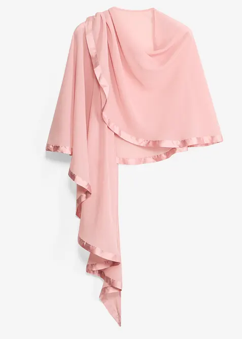Stola con raffinato dettaglio in satin, bonprix