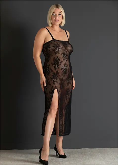 D&eacute;collet&eacute; slingback in pelle, bonprix