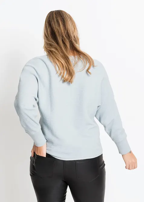 Maglione oversize a costine, bonprix