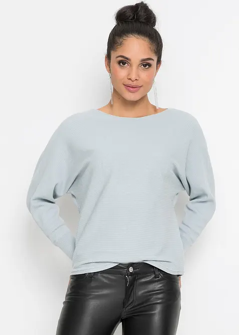 Maglione oversize a costine, bonprix
