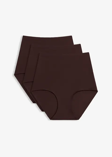 Culotte con effetto modellante medio (pacco da 3), bonprix
