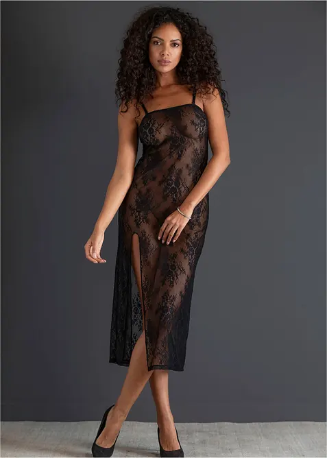 D&eacute;collet&eacute; slingback in pelle, bonprix