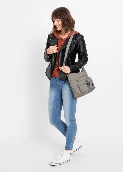 Borsa a tracolla con tasche esterne, bonprix