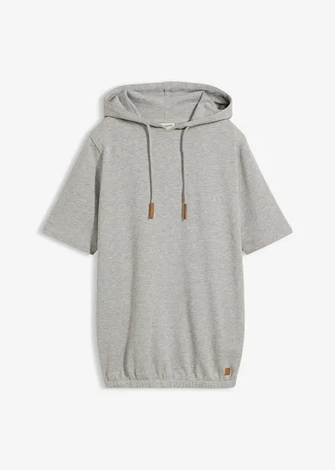 Felpa con cappuccio in misto cotone, bonprix