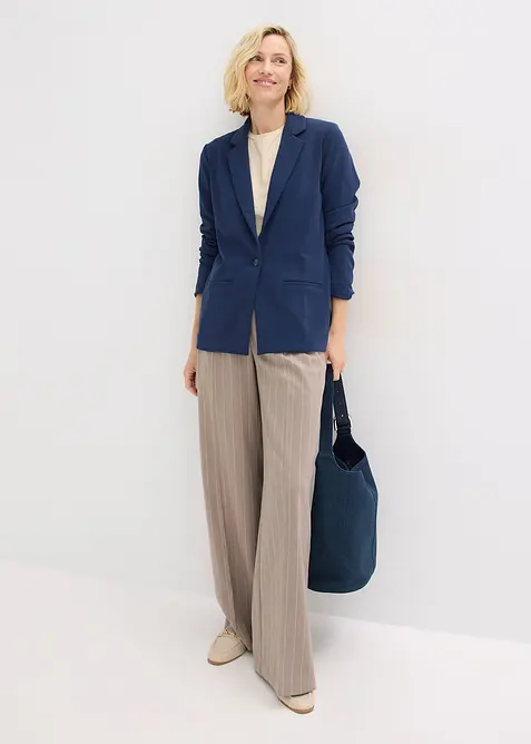 Blazer in jersey cr&ecirc;pe, bonprix