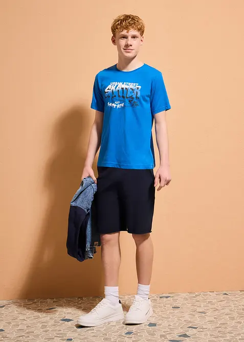 T-shirt in puro cotone biologico (pacco da 3), bonprix