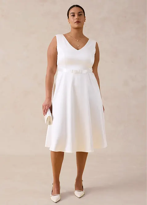 Abito in satin lucido, bonprix