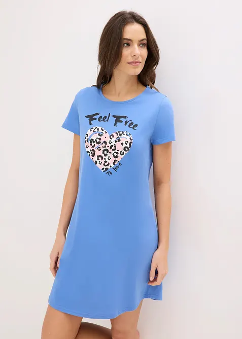 Camicia da notte corta, bonprix