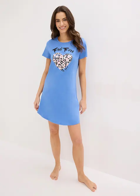 Camicia da notte corta, bonprix