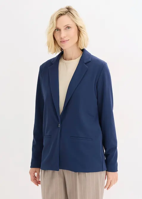 Blazer in jersey cr&ecirc;pe, bonprix