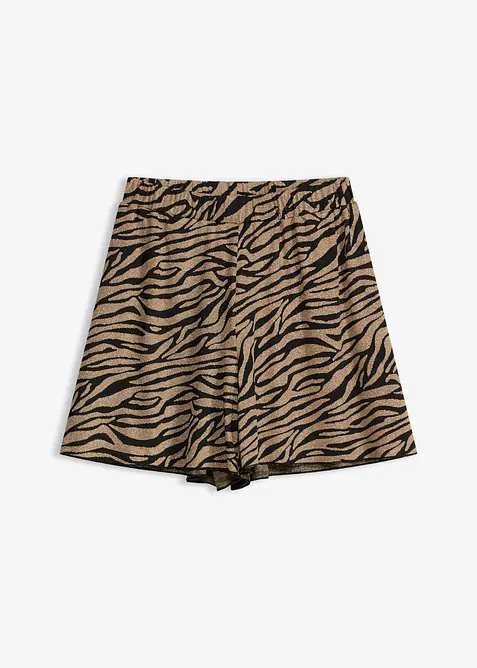 Shorts copricostume in materiale lucido, bonprix