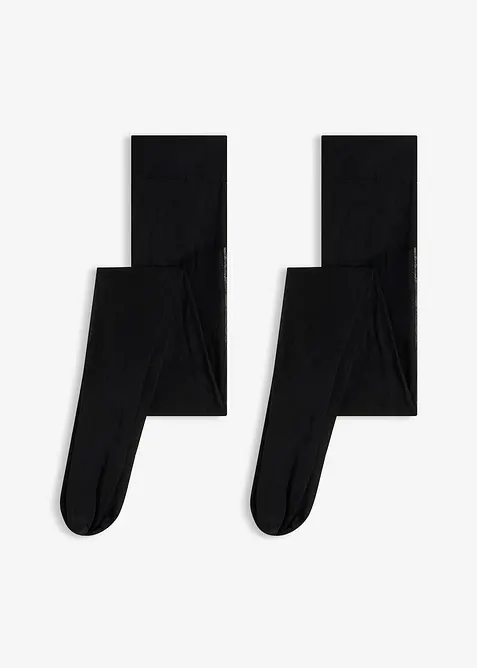 Collant con fascia comoda 30 den (pacco da 2), bonprix
