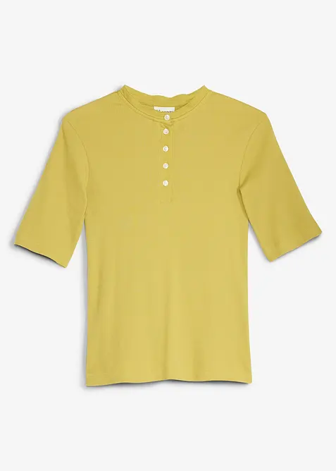 Maglia a costine in puro cotone biologico, bonprix