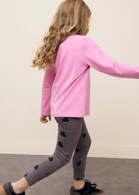 Maglia a maniche lunghe in misto cotone biologico elasticizzato (pacco da 3), bonprix