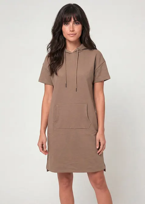 Abito in felpa con cappuccio, bonprix