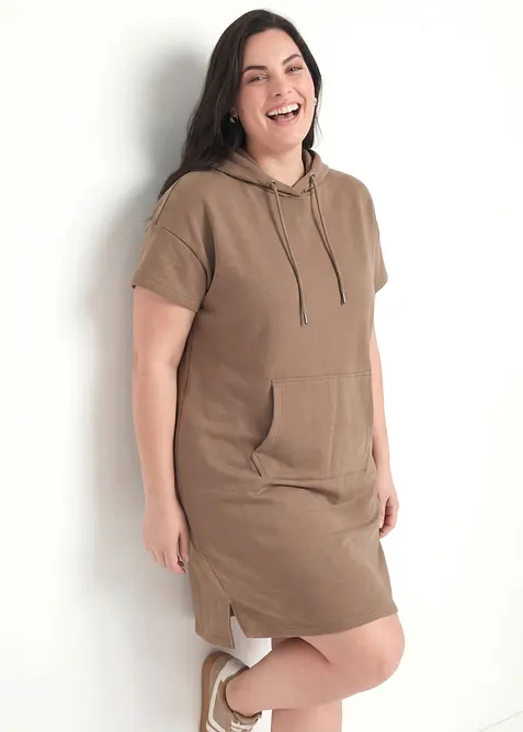 Abito in felpa con cappuccio, bonprix