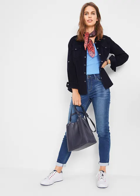 Jeans boyfriend termici con interno morbido e caldo, bonprix