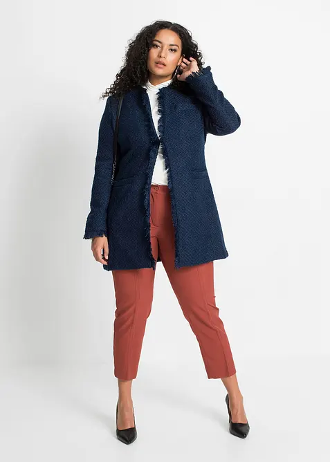 Blazer lungo in boucl&eacute;, bonprix