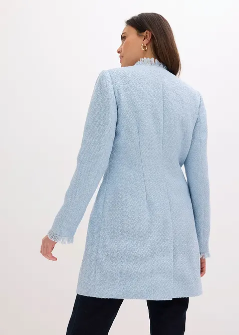 Blazer lungo in boucl&eacute;, bonprix