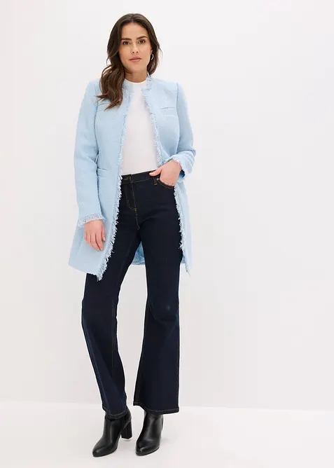 Blazer lungo in boucl&eacute;, bonprix