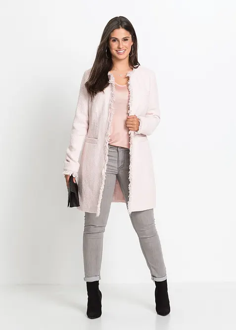 Blazer lungo in boucl&eacute;, bonprix