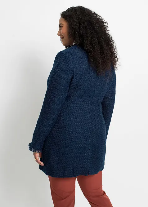 Blazer lungo in boucl&eacute;, bonprix