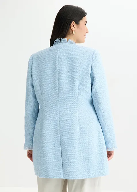 Blazer lungo in boucl&eacute;, bonprix