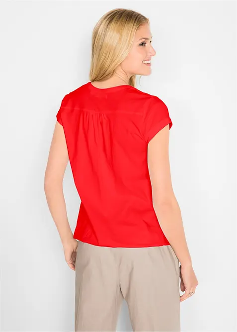 Maglia in cotone a maniche corte, bonprix
