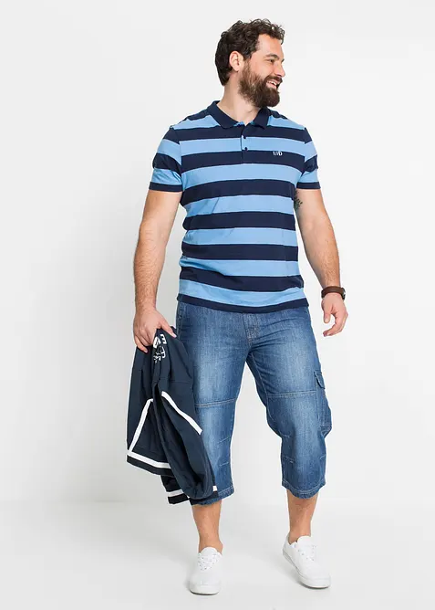 Jeans cargo a pinocchietto regular fit, straight, bonprix