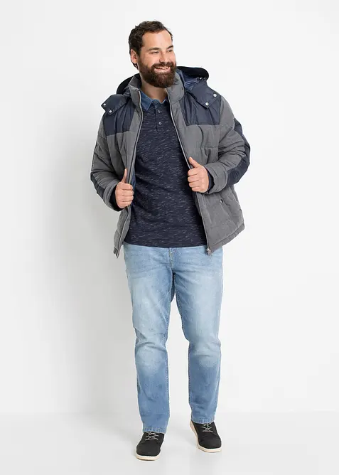 Polo a maniche lunghe in puro cotone, bonprix