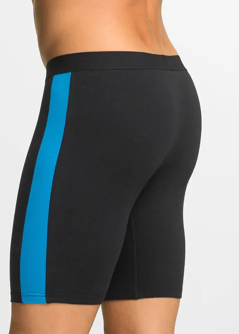 Boxer aderenti lunghi con cotone (pacco da 2), bonprix