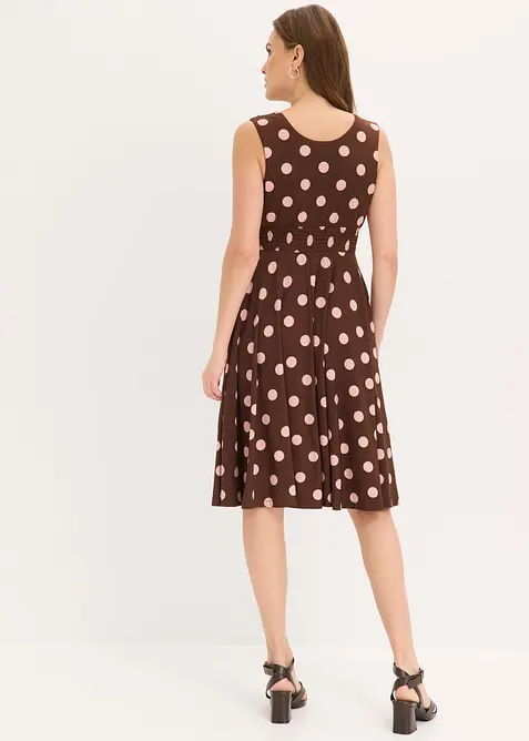 Abito in maglina a pois, bonprix