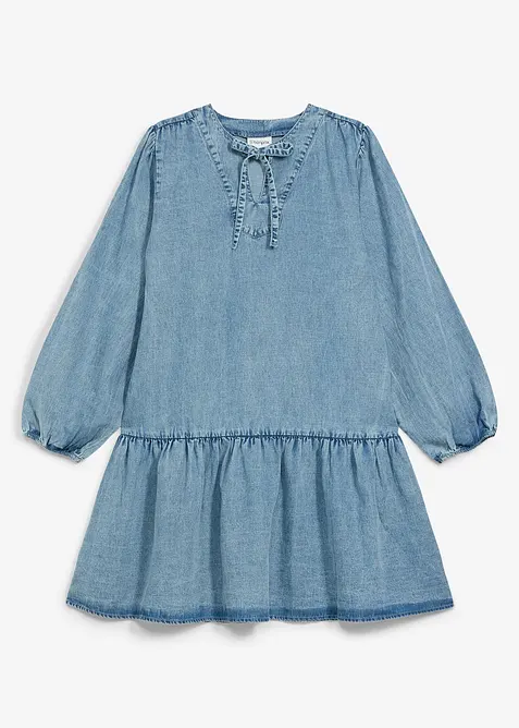 Abito midi disinvolto in misto lino, bonprix