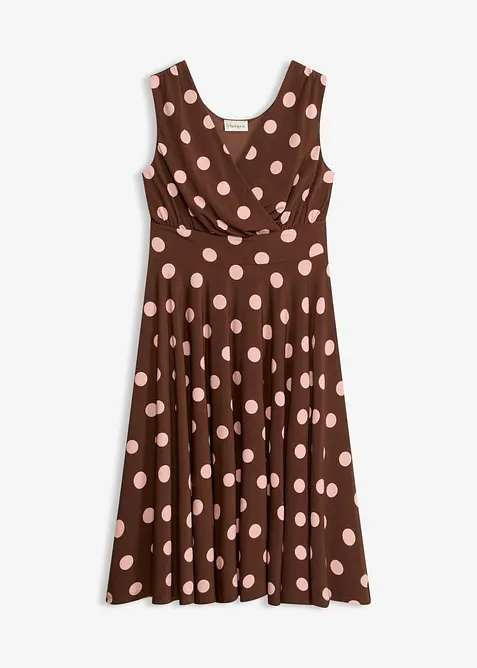 Abito in maglina a pois, bonprix