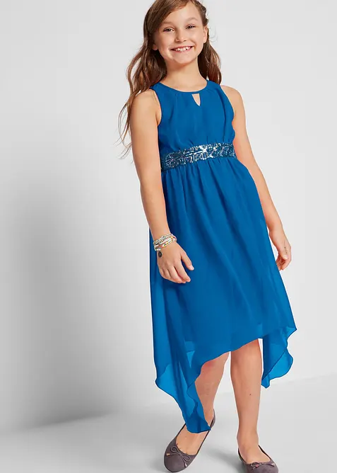 Abito in chiffon con paillettes, bonprix