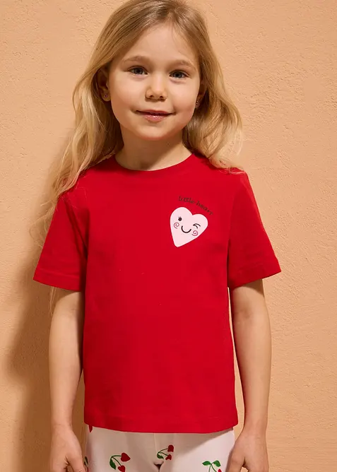 T-shirt in puro cotone biologico (pacco da 3), bonprix