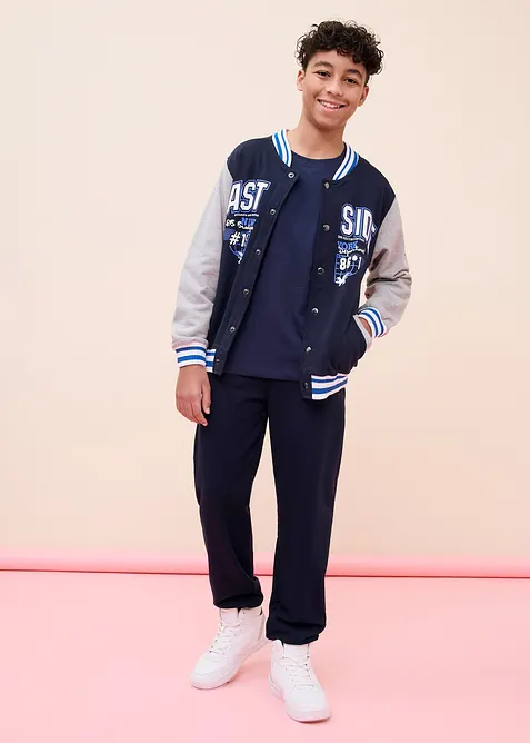 Maglia a maniche lunghe con cotone biologico (pacco da 5), bonprix