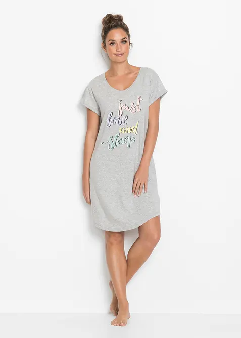 Camicia da notte corta, bonprix