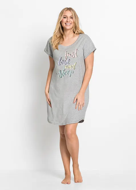 Camicia da notte corta, bonprix