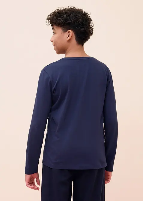 Maglia a maniche lunghe con cotone biologico (pacco da 5), bonprix