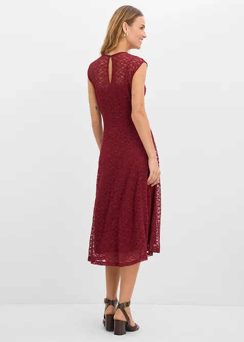 Abito svasato in pizzo, bonprix