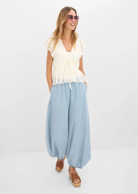 Maglia corta in pizzo, bonprix