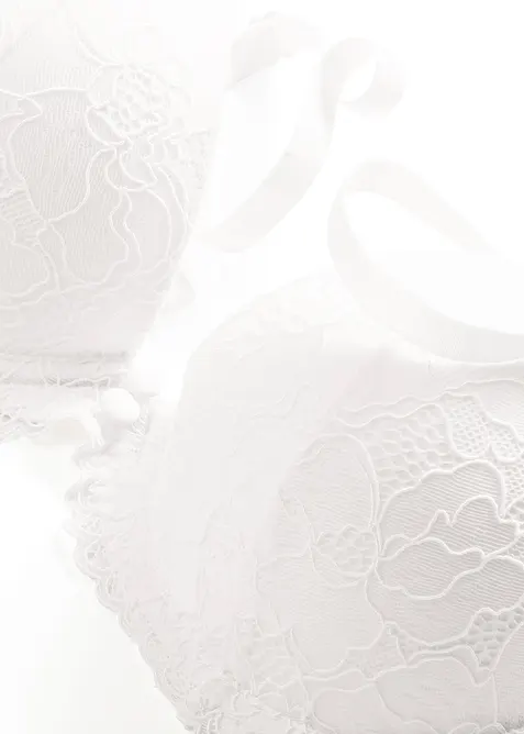 Reggiseno push-up in pizzo raffinato, bonprix