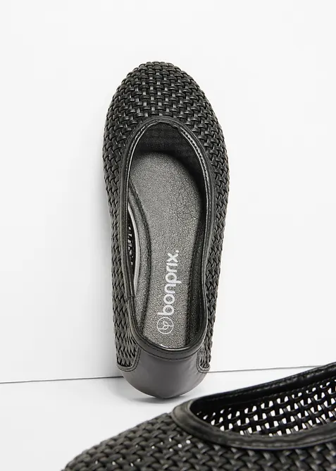 Ballerine in materiale morbido, bonprix