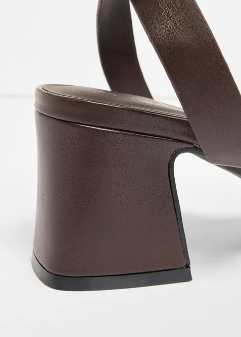 Sandali con tacco a blocco, bonprix