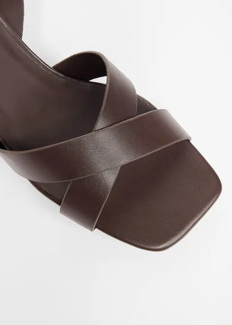 Sandali con tacco a blocco, bonprix