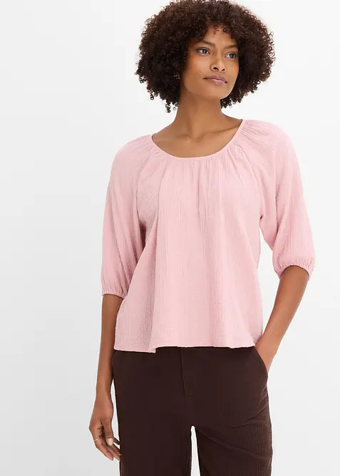 Tunica in mussola di puro cotone, bonprix