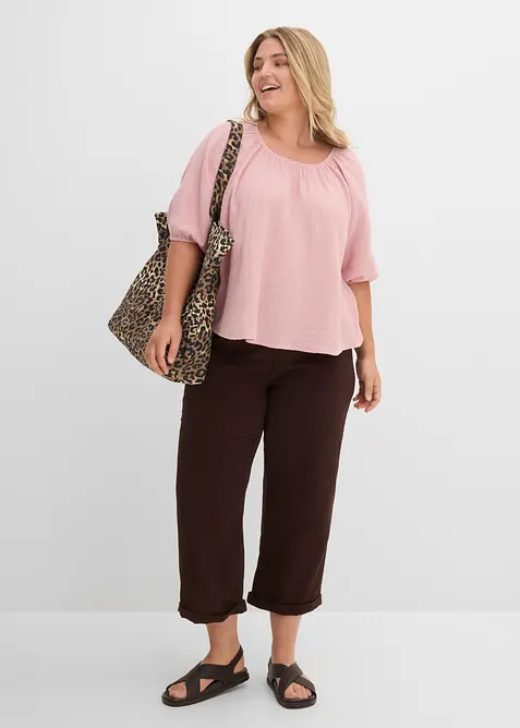 Tunica in mussola di puro cotone, bonprix