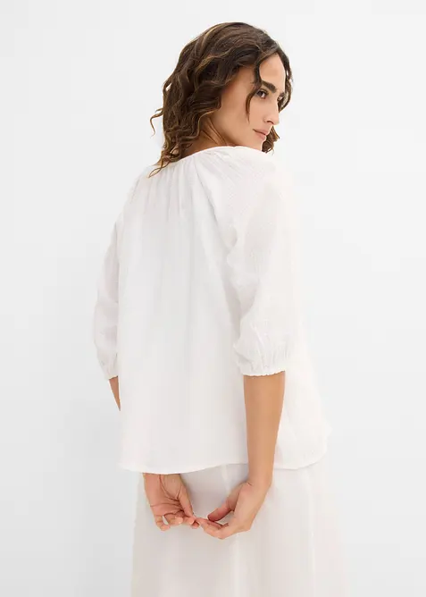 Tunica in mussola di puro cotone, bonprix