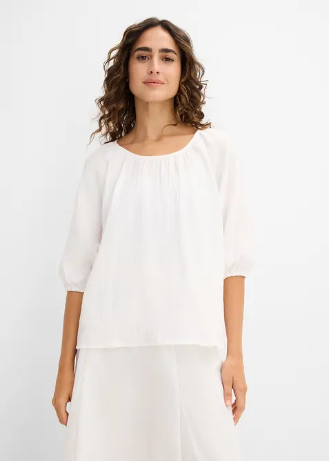 Tunica in mussola di puro cotone, bonprix